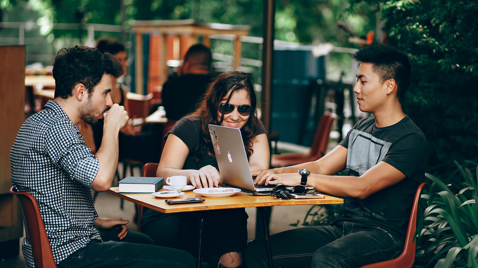 Modern coworking space interior